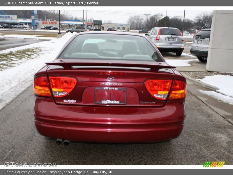 Sport Red / Pewter 2004 Oldsmobile Alero GL1 Sedan