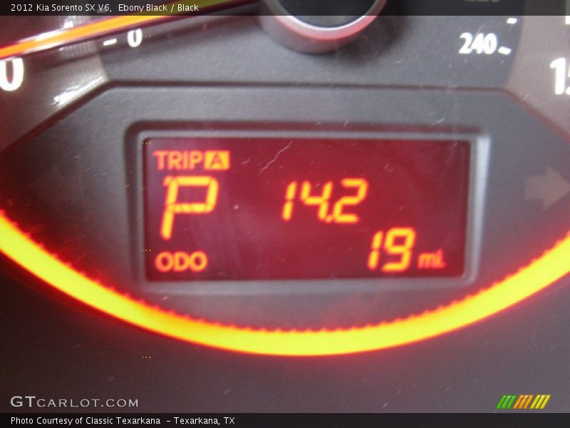 Ebony Black / Black 2012 Kia Sorento SX V6
