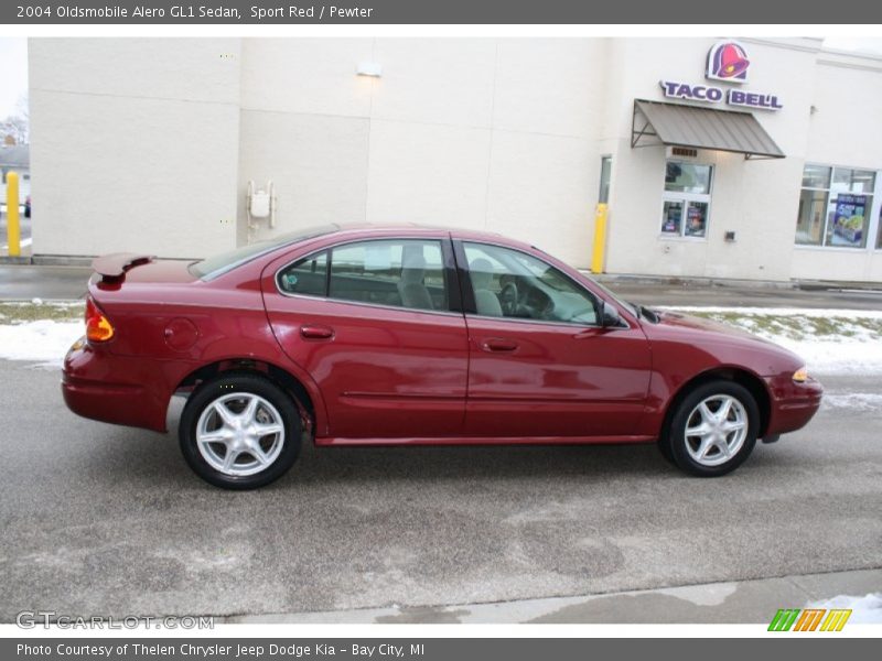 Sport Red / Pewter 2004 Oldsmobile Alero GL1 Sedan