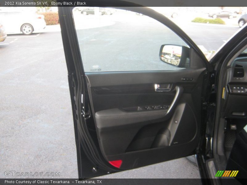 Ebony Black / Black 2012 Kia Sorento SX V6