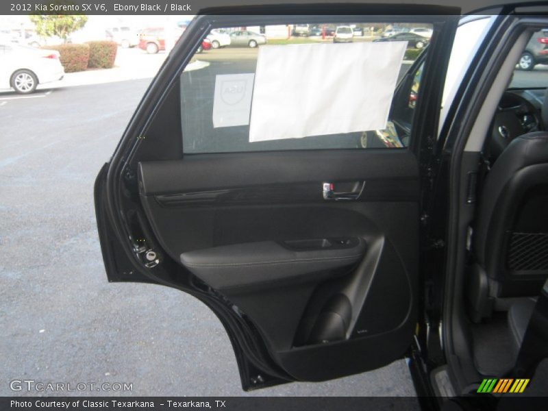 Ebony Black / Black 2012 Kia Sorento SX V6