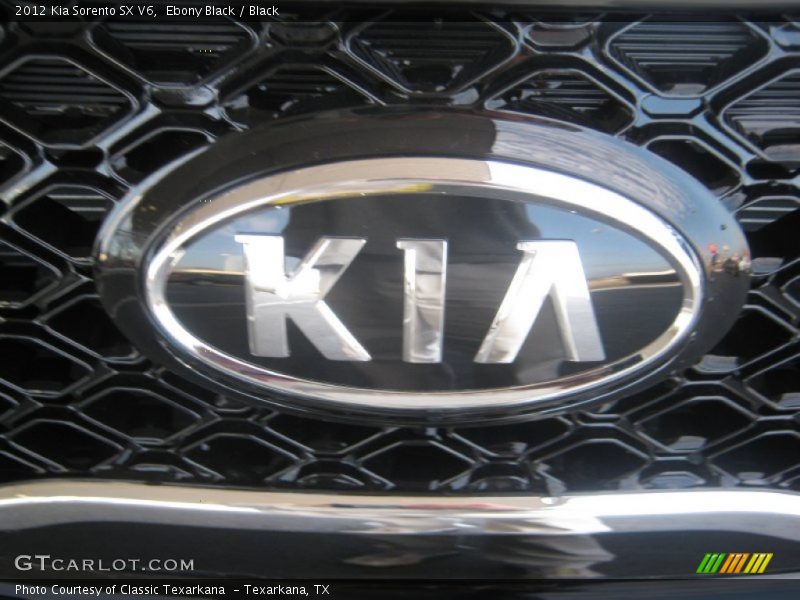 Ebony Black / Black 2012 Kia Sorento SX V6