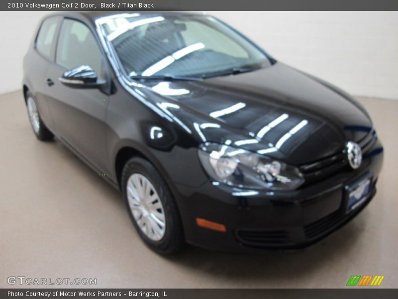 Black / Titan Black 2010 Volkswagen Golf 2 Door