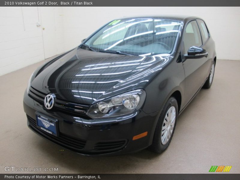Black / Titan Black 2010 Volkswagen Golf 2 Door
