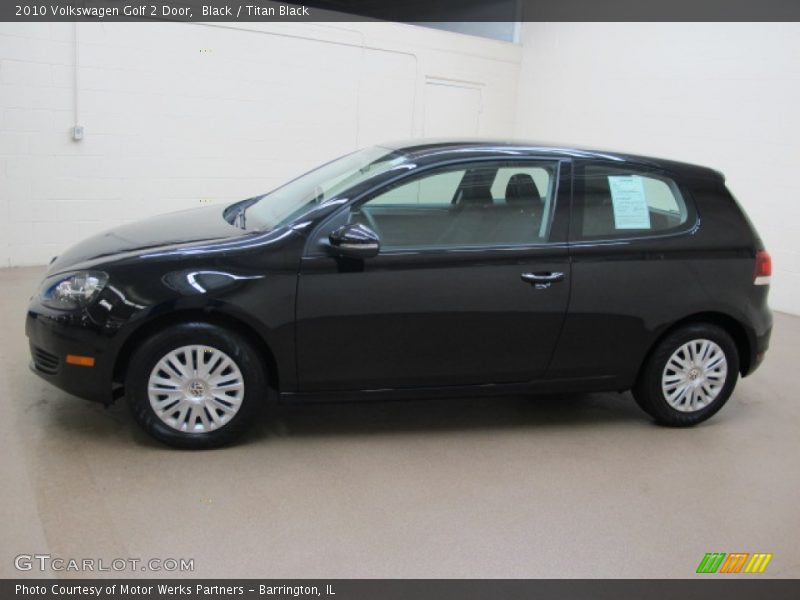 Black / Titan Black 2010 Volkswagen Golf 2 Door