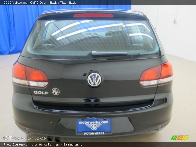 Black / Titan Black 2010 Volkswagen Golf 2 Door