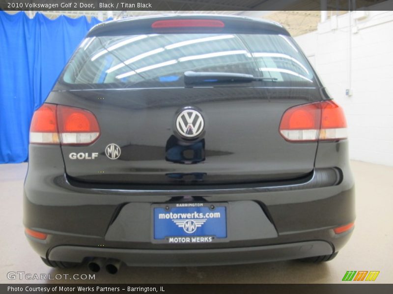 Black / Titan Black 2010 Volkswagen Golf 2 Door