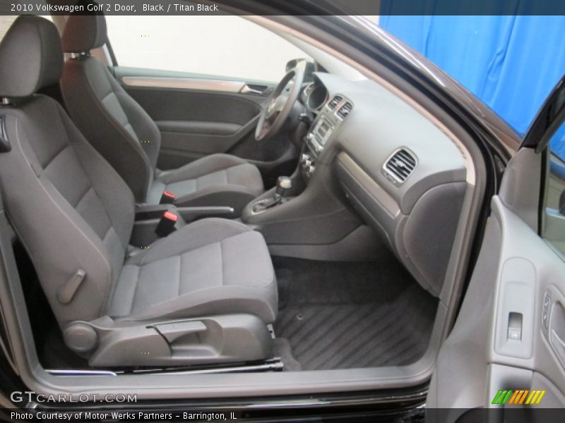 Black / Titan Black 2010 Volkswagen Golf 2 Door