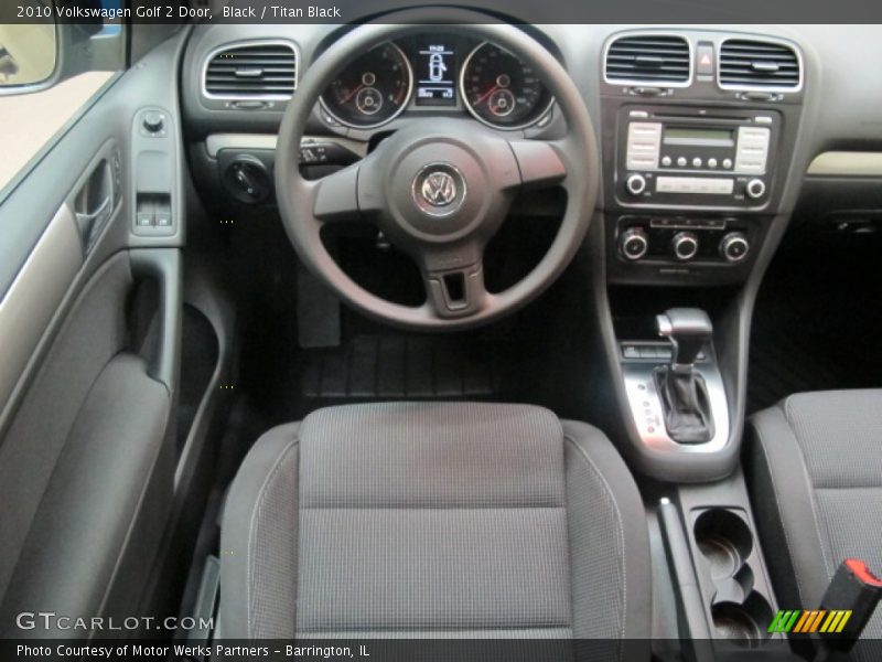 Black / Titan Black 2010 Volkswagen Golf 2 Door