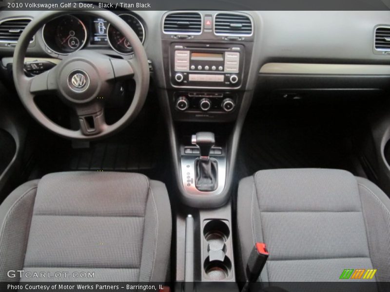 Black / Titan Black 2010 Volkswagen Golf 2 Door