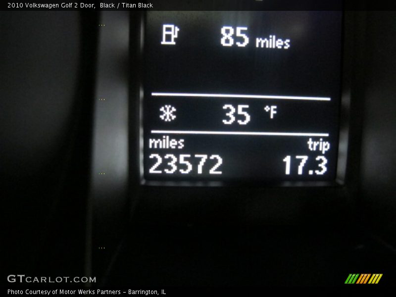 Black / Titan Black 2010 Volkswagen Golf 2 Door