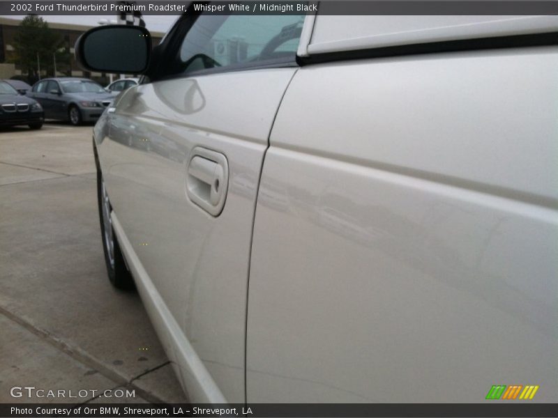 Whisper White / Midnight Black 2002 Ford Thunderbird Premium Roadster