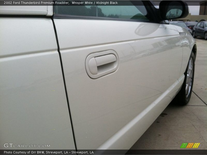 Whisper White / Midnight Black 2002 Ford Thunderbird Premium Roadster