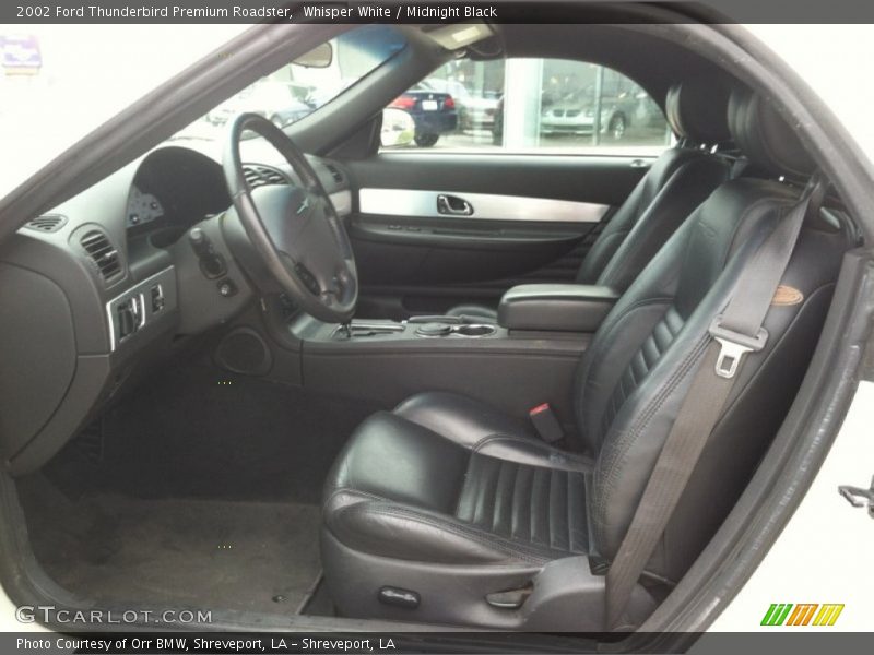  2002 Thunderbird Premium Roadster Midnight Black Interior