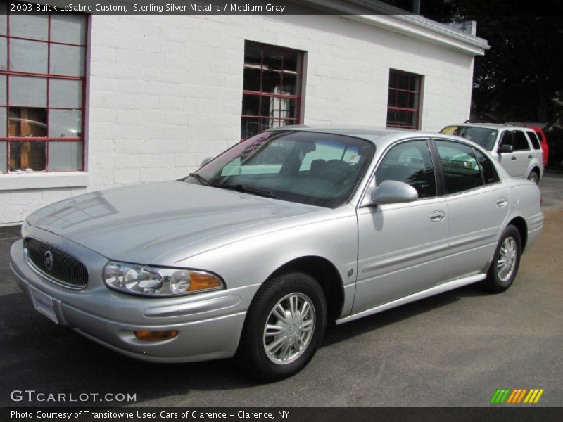Sterling Silver Metallic / Medium Gray 2003 Buick LeSabre Custom
