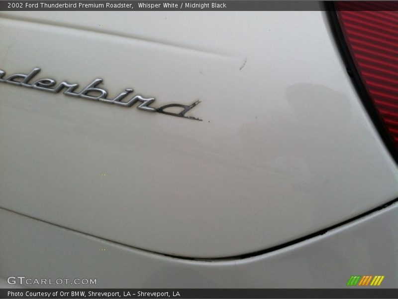 Whisper White / Midnight Black 2002 Ford Thunderbird Premium Roadster