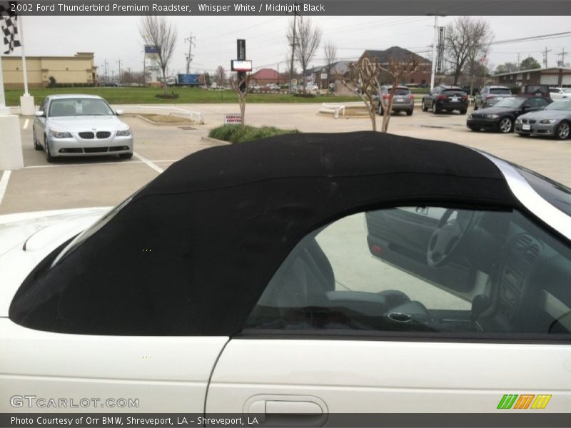 Whisper White / Midnight Black 2002 Ford Thunderbird Premium Roadster