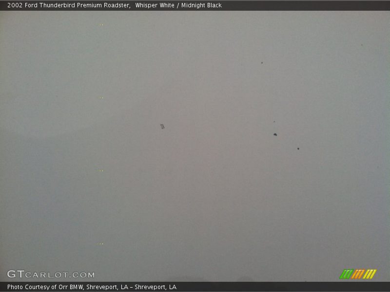 Whisper White / Midnight Black 2002 Ford Thunderbird Premium Roadster