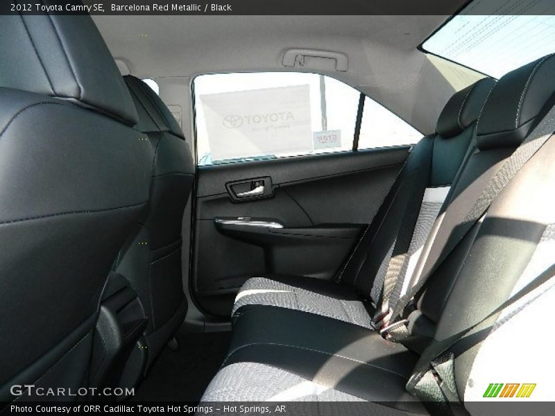 Barcelona Red Metallic / Black 2012 Toyota Camry SE