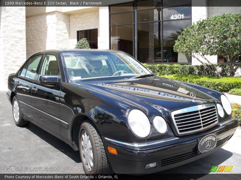 Black / Parchment 1999 Mercedes-Benz E 320 Sedan