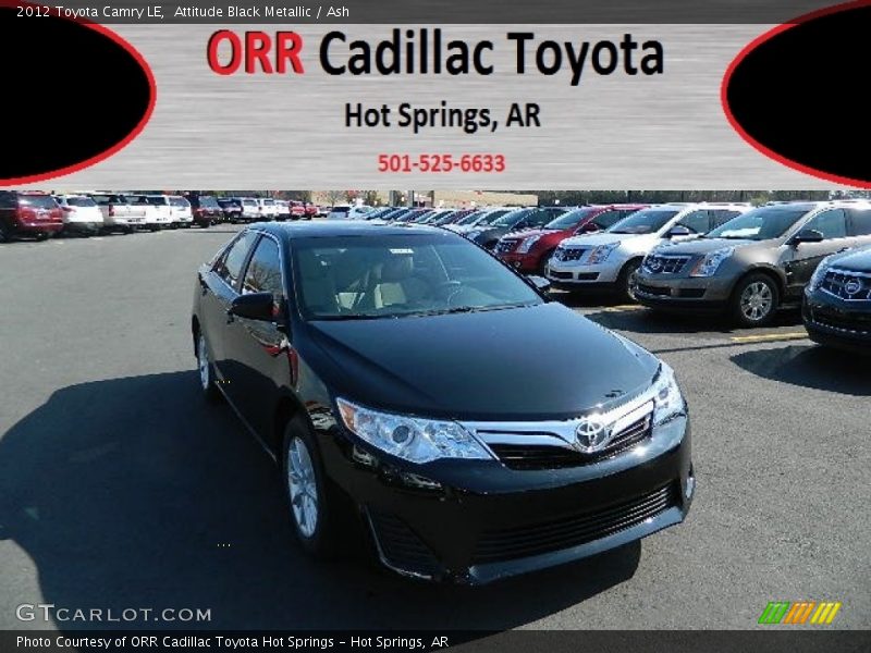 Attitude Black Metallic / Ash 2012 Toyota Camry LE