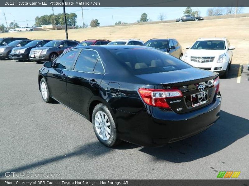 Attitude Black Metallic / Ash 2012 Toyota Camry LE