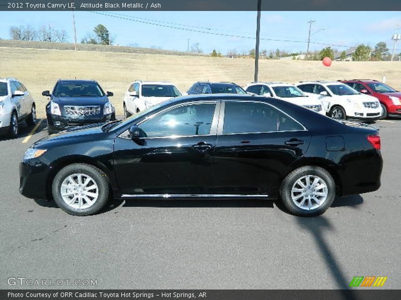 Attitude Black Metallic / Ash 2012 Toyota Camry LE