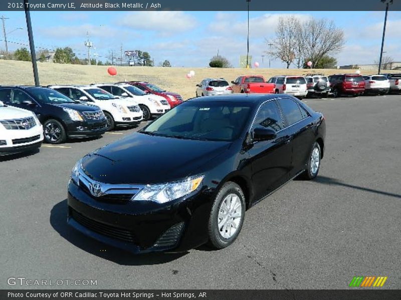 Attitude Black Metallic / Ash 2012 Toyota Camry LE