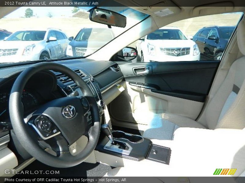 Attitude Black Metallic / Ash 2012 Toyota Camry LE