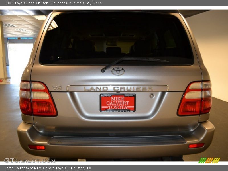 Thunder Cloud Metallic / Stone 2004 Toyota Land Cruiser