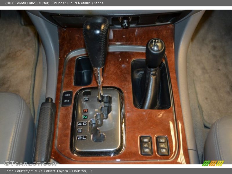 Thunder Cloud Metallic / Stone 2004 Toyota Land Cruiser