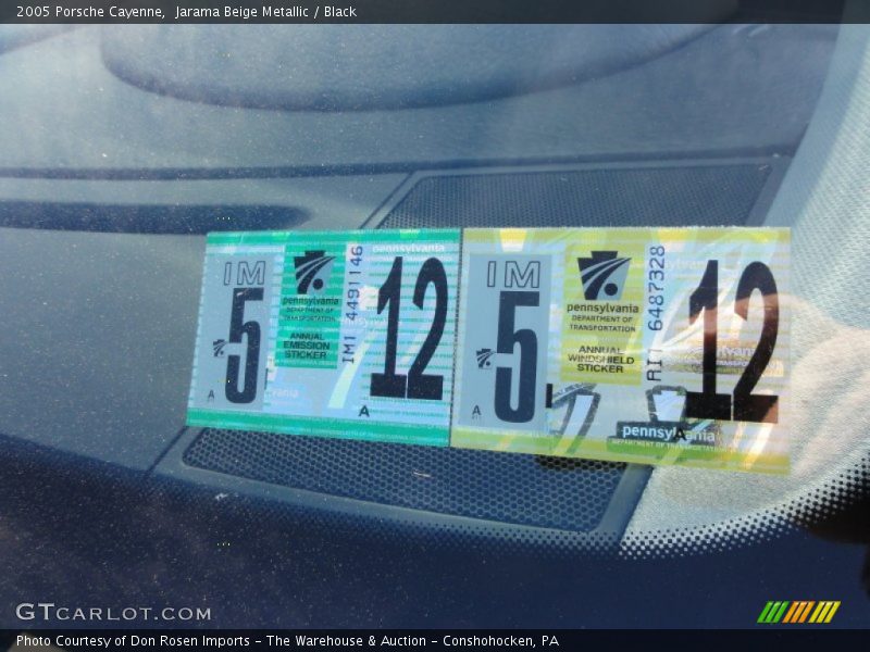 Jarama Beige Metallic / Black 2005 Porsche Cayenne