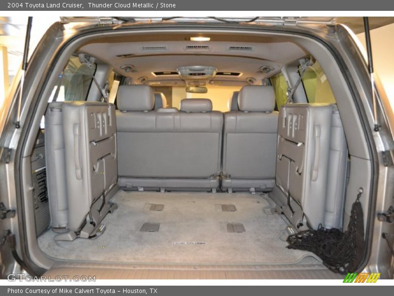 Thunder Cloud Metallic / Stone 2004 Toyota Land Cruiser
