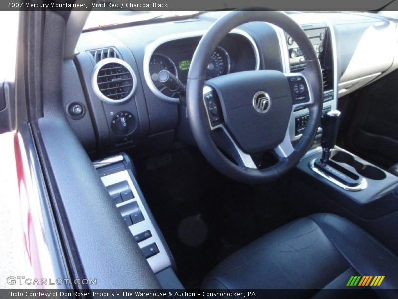Vivid Red / Charcoal Black 2007 Mercury Mountaineer