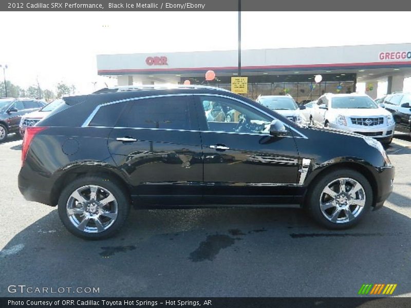 Black Ice Metallic / Ebony/Ebony 2012 Cadillac SRX Performance