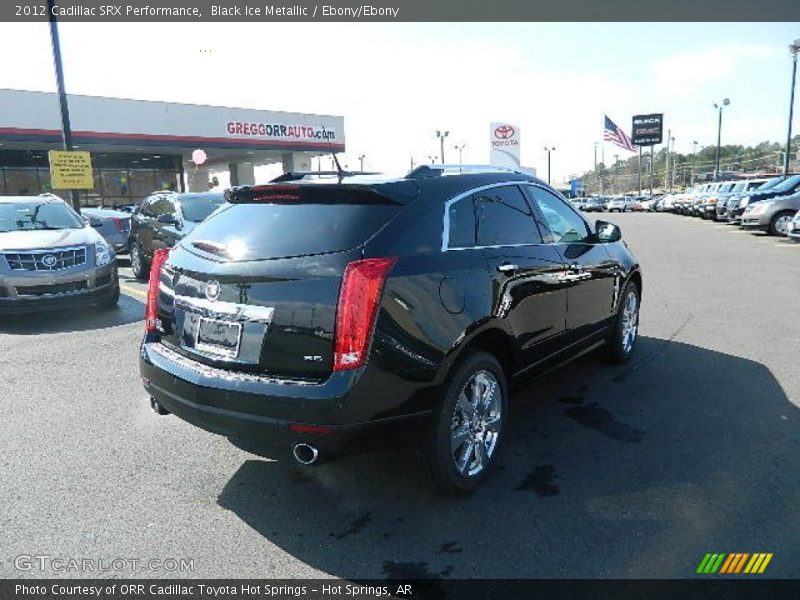 Black Ice Metallic / Ebony/Ebony 2012 Cadillac SRX Performance
