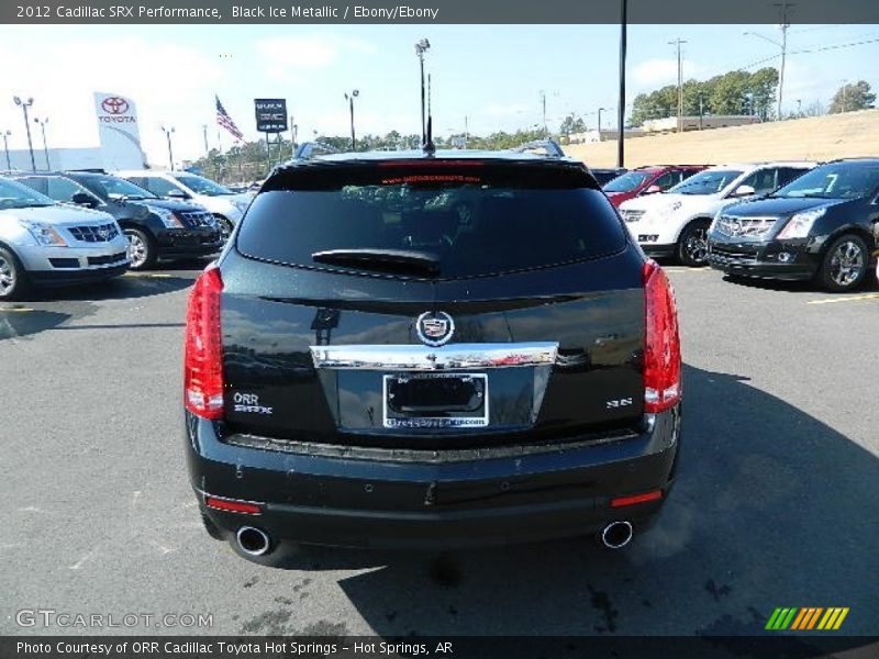 Black Ice Metallic / Ebony/Ebony 2012 Cadillac SRX Performance