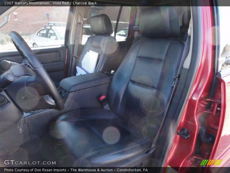 Vivid Red / Charcoal Black 2007 Mercury Mountaineer