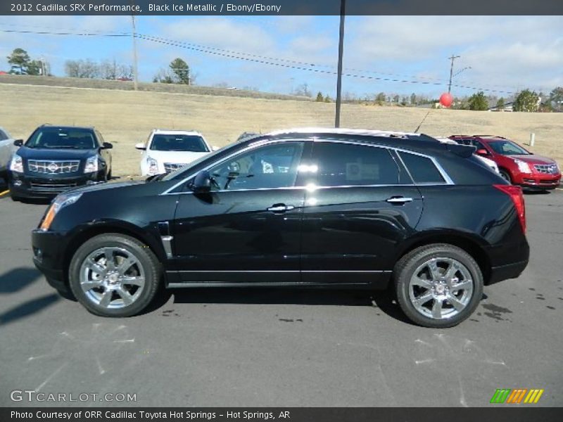 Black Ice Metallic / Ebony/Ebony 2012 Cadillac SRX Performance