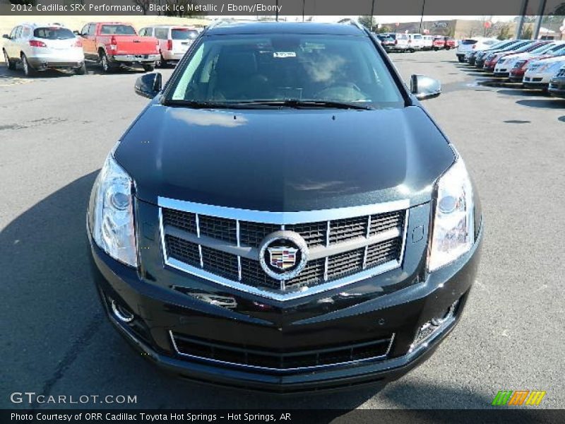 Black Ice Metallic / Ebony/Ebony 2012 Cadillac SRX Performance