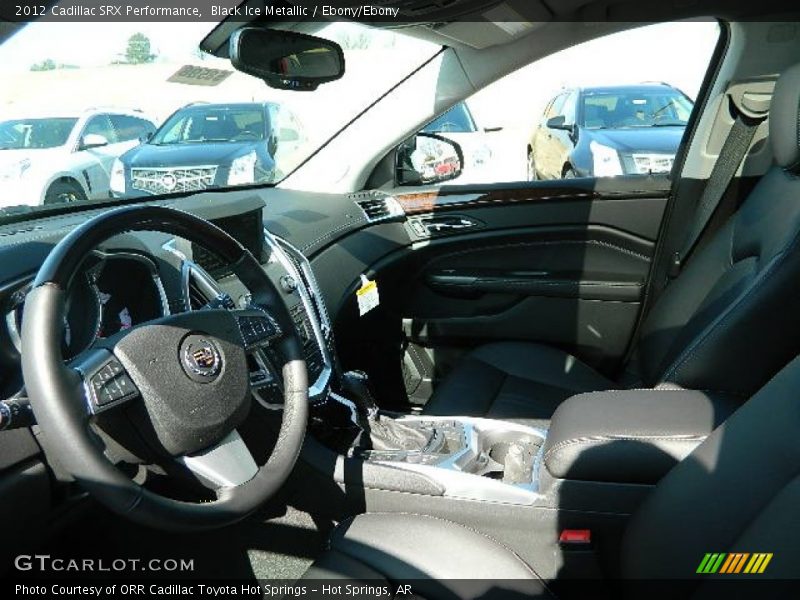 Black Ice Metallic / Ebony/Ebony 2012 Cadillac SRX Performance