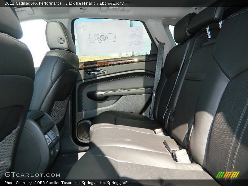 Black Ice Metallic / Ebony/Ebony 2012 Cadillac SRX Performance