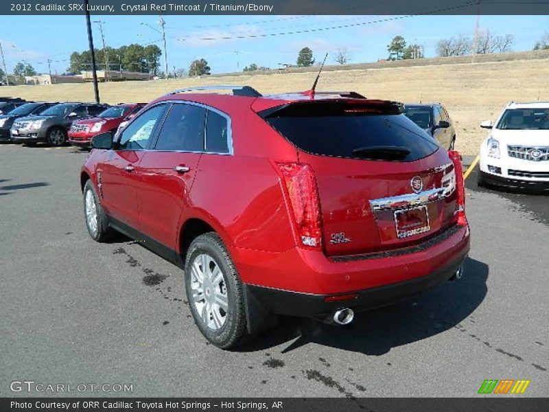 Crystal Red Tintcoat / Titanium/Ebony 2012 Cadillac SRX Luxury