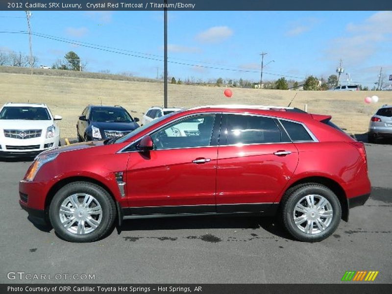 Crystal Red Tintcoat / Titanium/Ebony 2012 Cadillac SRX Luxury