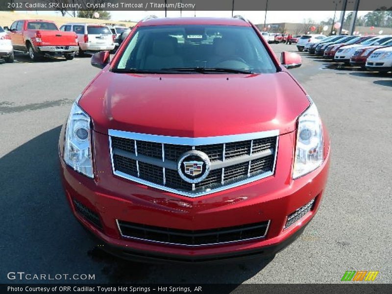 Crystal Red Tintcoat / Titanium/Ebony 2012 Cadillac SRX Luxury