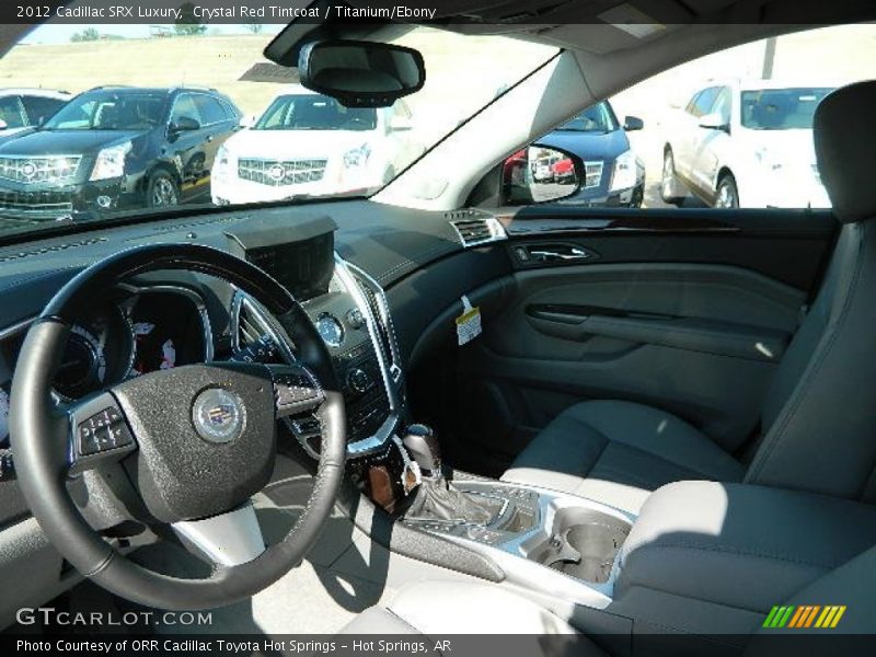 Crystal Red Tintcoat / Titanium/Ebony 2012 Cadillac SRX Luxury
