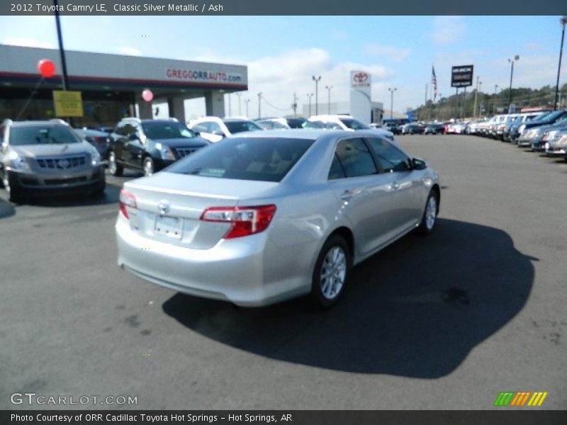 Classic Silver Metallic / Ash 2012 Toyota Camry LE