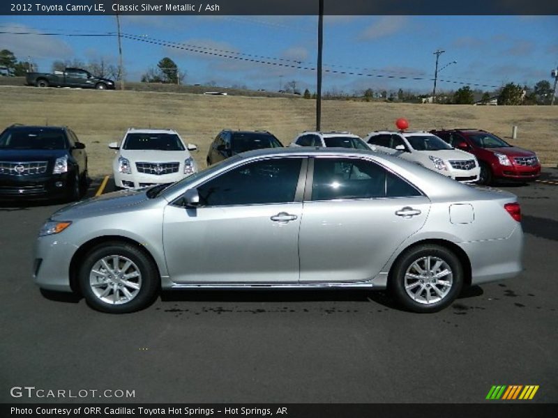 Classic Silver Metallic / Ash 2012 Toyota Camry LE