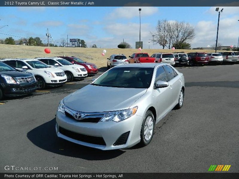 Classic Silver Metallic / Ash 2012 Toyota Camry LE