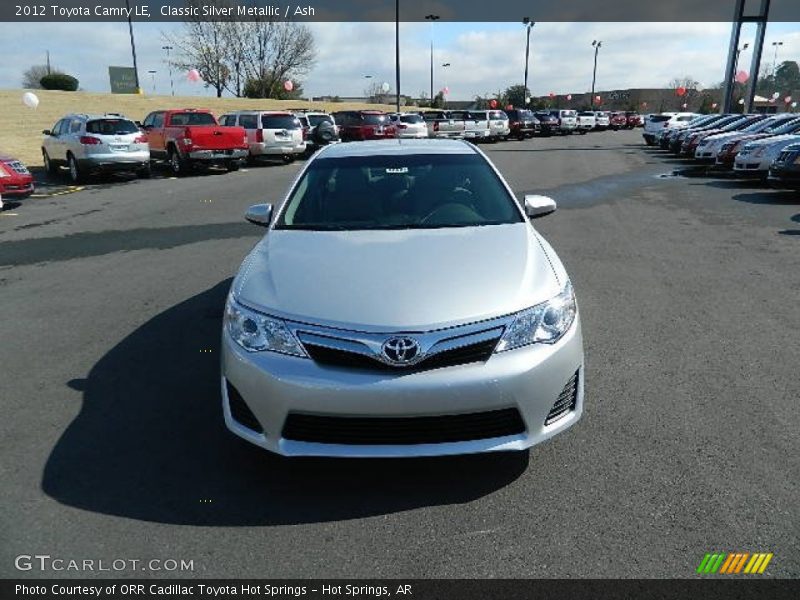 Classic Silver Metallic / Ash 2012 Toyota Camry LE